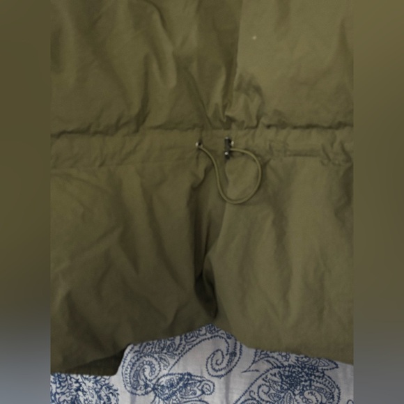 {Lucky Brand} army green puffer jacket women's size M - Picture 4 of 9